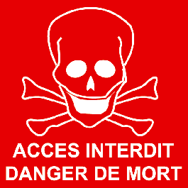 Panneau Acces Interdit Danger De Mort Pvc Panneaux D Interdiction Promociel