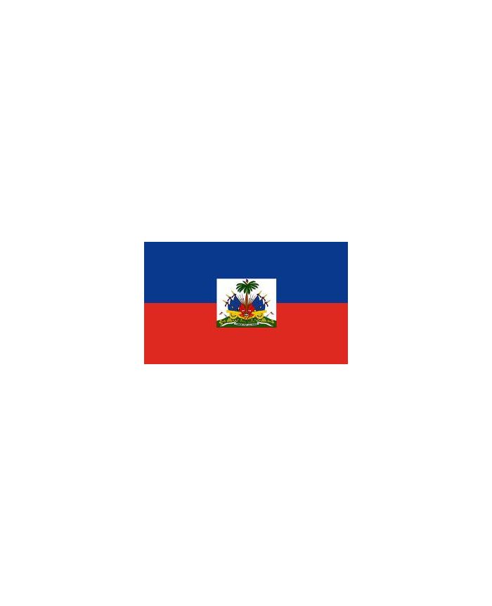 Drapeau Haïti 100 x 150 cm - véritable drapeau Haitien en tissu : Promociel