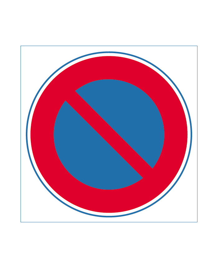 Autocollant Stationnement interdit