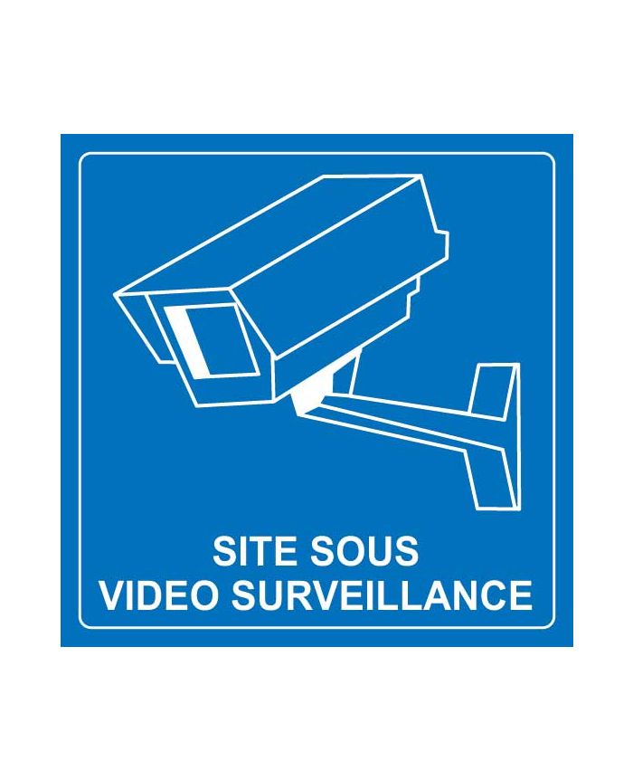 Pictogramme Espace sous Vidéo Surveillance. (Q0116). Signalisation