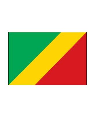 La maison est là où mon coeur est RDC drapeau du Congo coeur' Tablier  contrasté