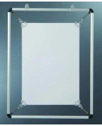 Cadre A4 porte affiche autoadhésif pour vitre 1 mm