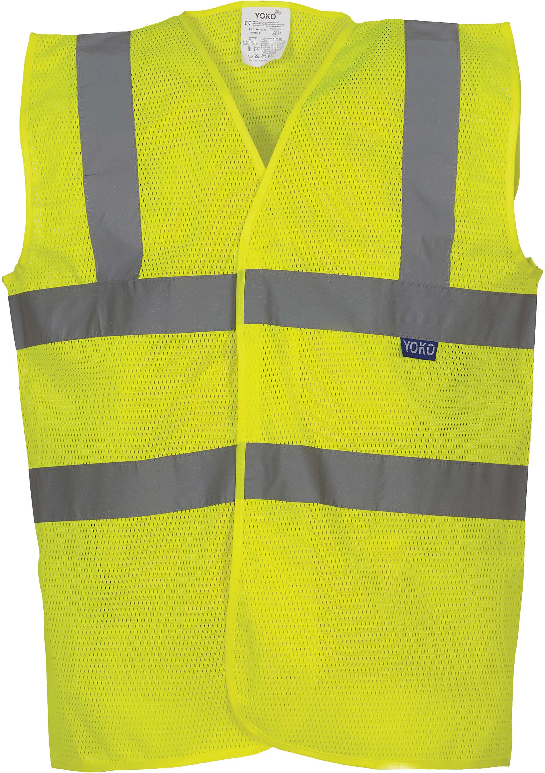 Hi vis clearance bodywarmer yellow